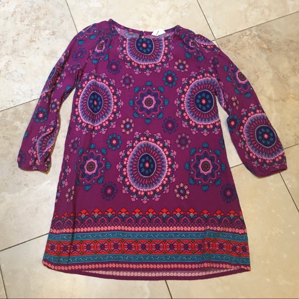 Cute girls purple dress